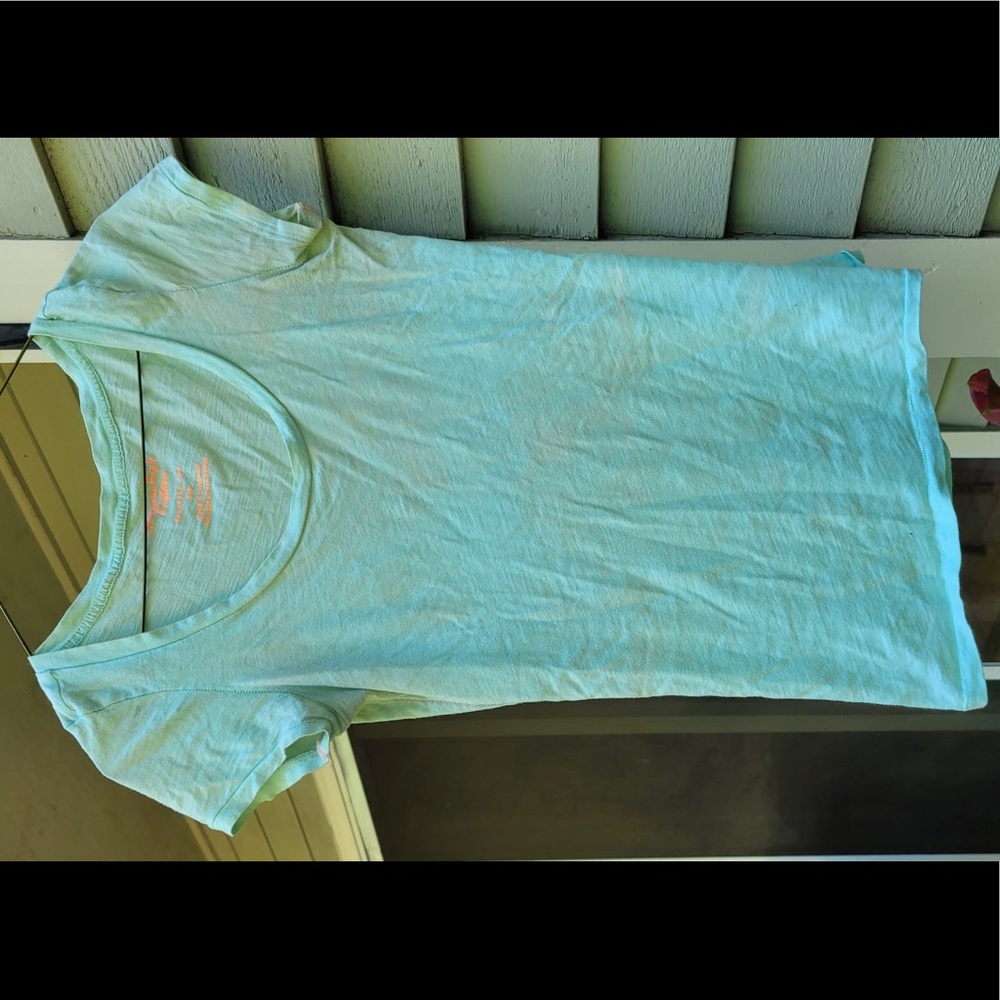 American Eagle teal tee
